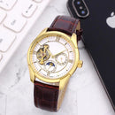 Affordable Leather Strap Mechanical Watches - Buy Now
