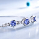Women's 925 Silver Adjustable Bangle Bracelet
