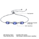 Women's 925 Silver Adjustable Bangle Bracelet