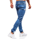White Pants Jeans Trousers For Men Retro Party Wears