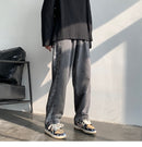 Retro Jeans Ins Men and Women Stitching Cashew Jean