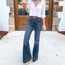 Women's jeans slim slimming wide-leg pants trousers