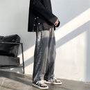 Retro Jeans Ins Men and Women Stitching Cashew Jean