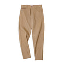 Vintage Khaki Jeans Straight-leg Trousers